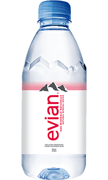 Evian chai nhựa 330ml (Thùng / 24 Chai)
